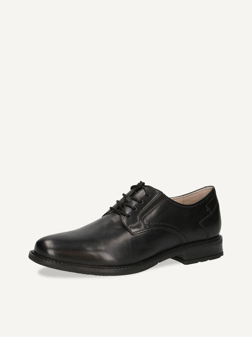 Basket en cuir - noir, BLACK NAPPA, hi-res