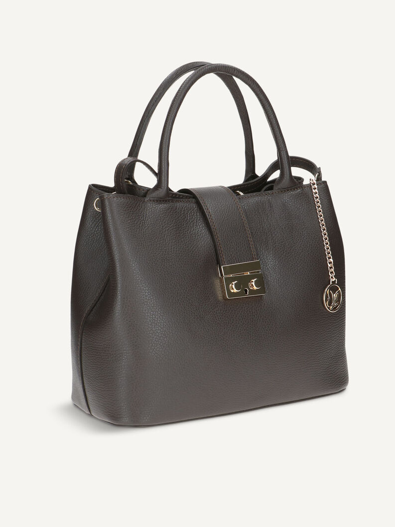 Handtasche, DK BROWN NAPPA, hi-res