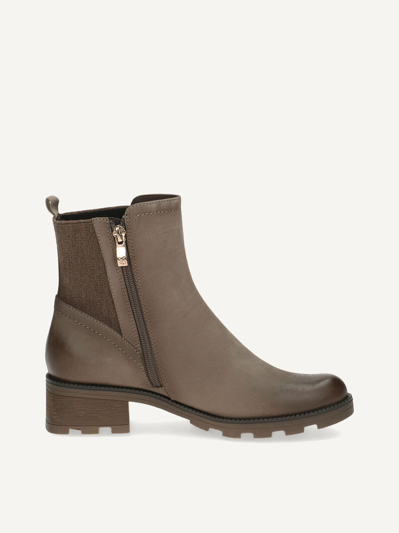 Lederstiefelette - braun, MUD NUBUC, hi-res