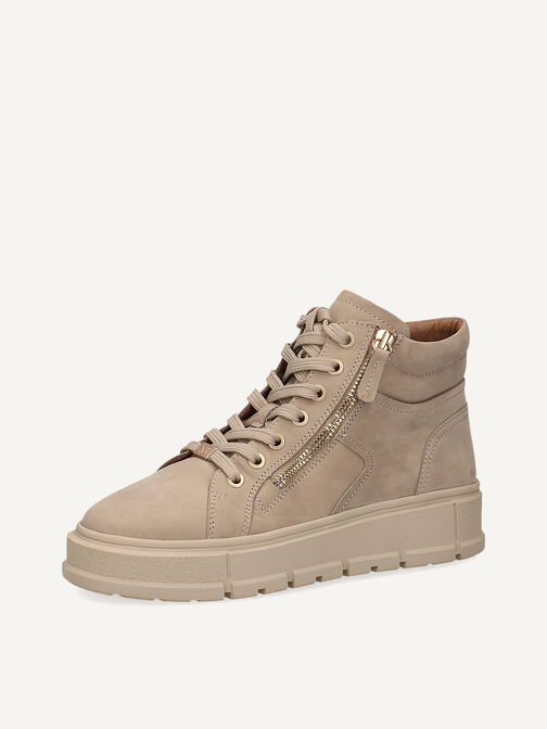 Lederstiefelette - braun, MUD NUBUC, hi-res