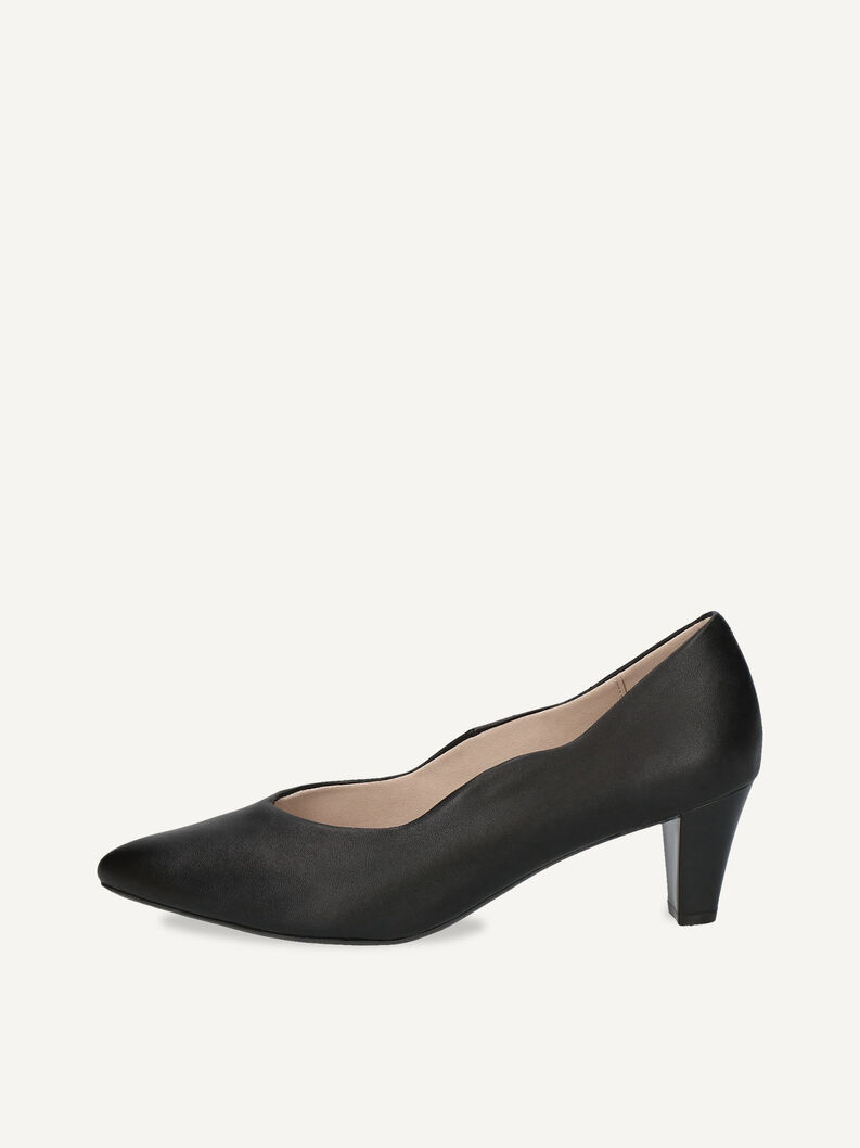 Lederpumps - schwarz, BLACK NAPPA, hi-res