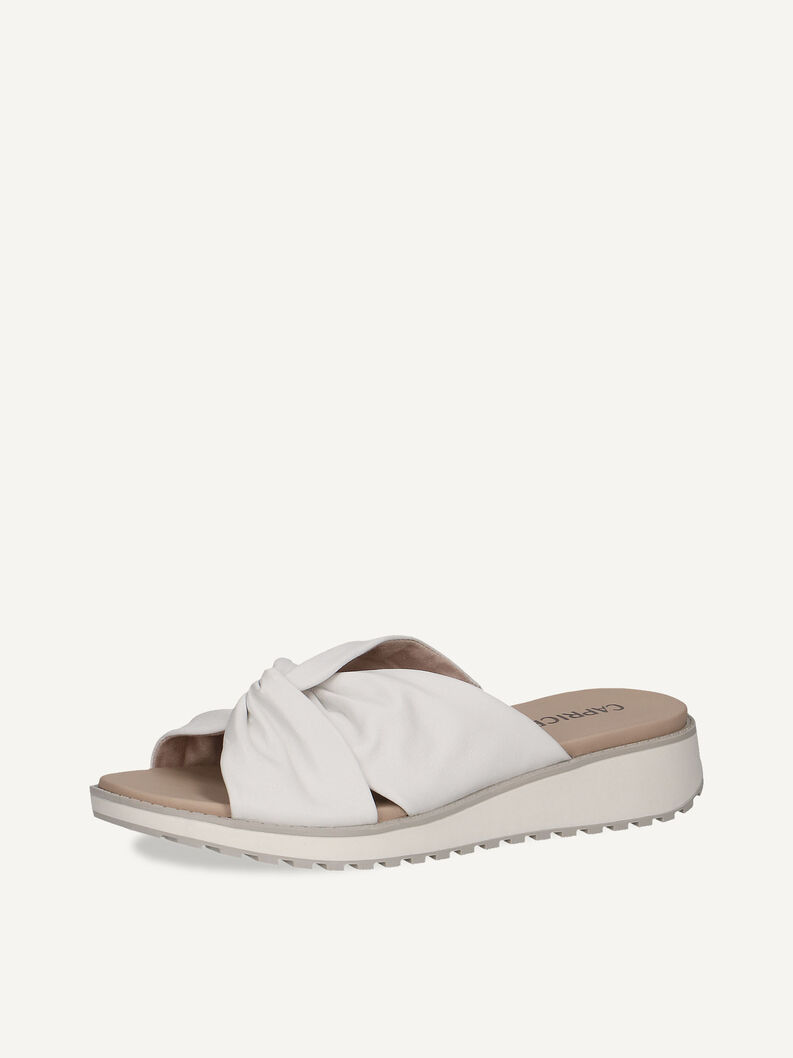Lederpantolette - wei&szlig;, WHITE NAPPA, hi-res