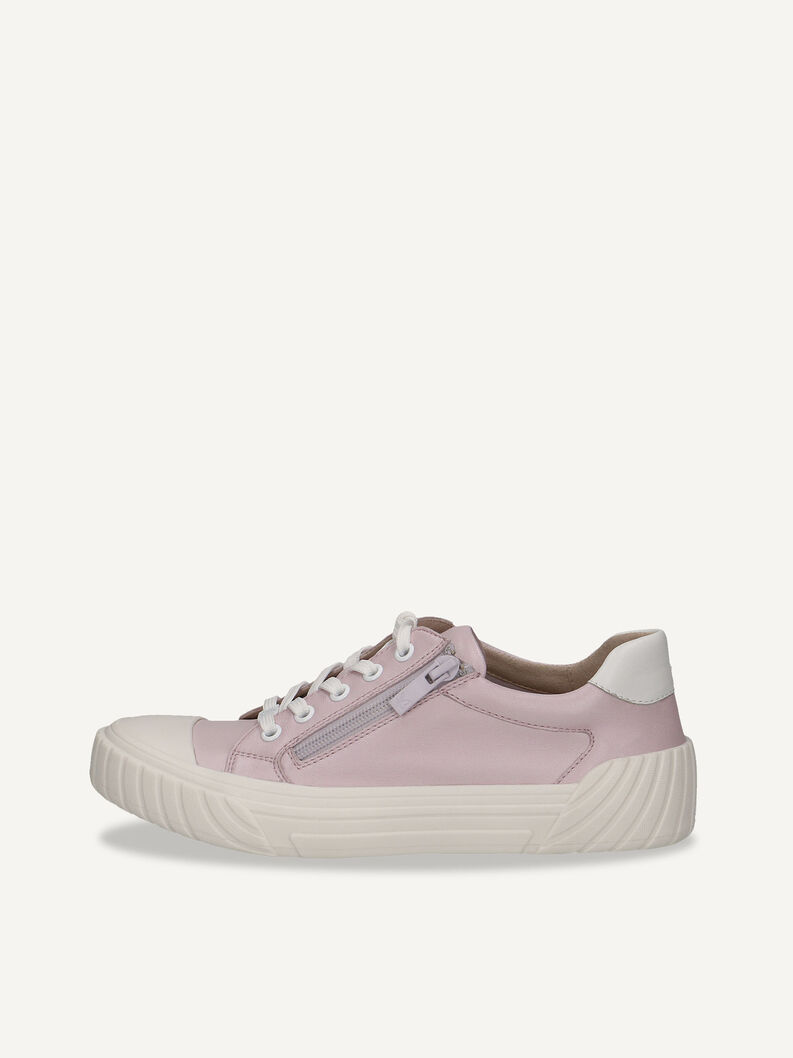 Ledersneaker - lila, LT.PURPLE COMB, hi-res