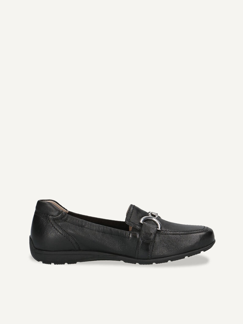 Moccasin, BLACK NAPPA, hi-res