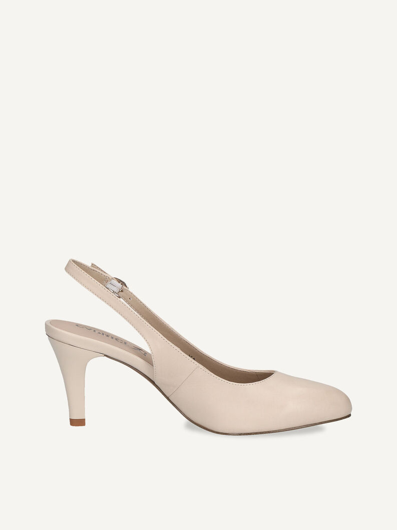 Lederslingpumps - wei&szlig;, OFFWHITE NAPPA, hi-res