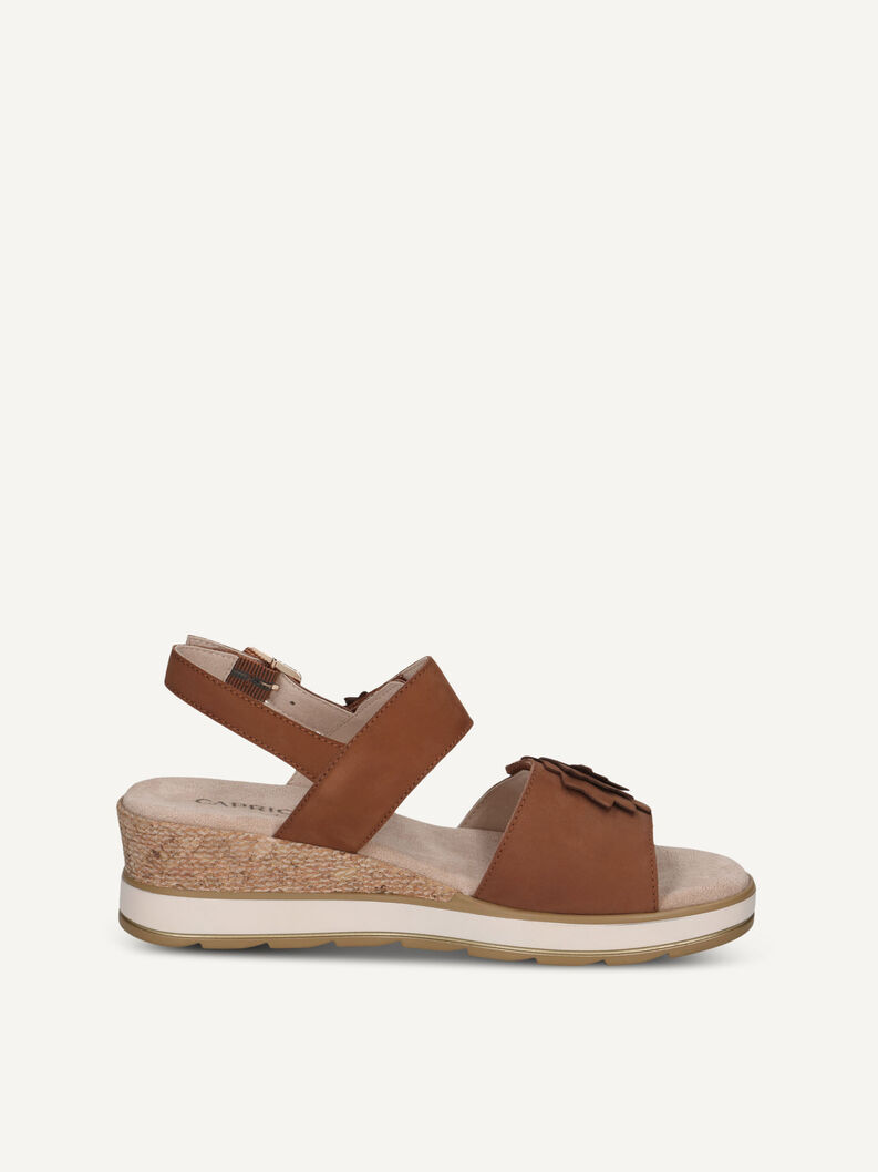 Sandale, COGNAC NUBUC, hi-res