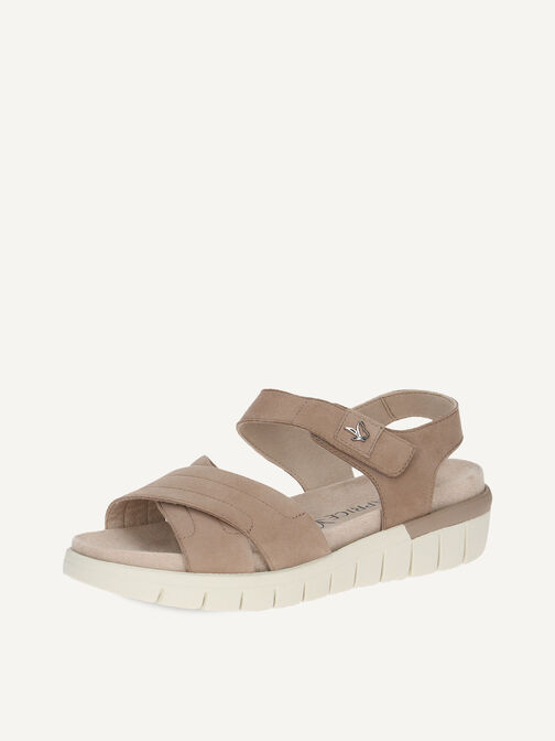 Sandale en cuir - marron, BARK SUEDE, hi-res