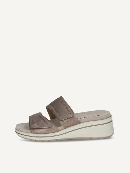 Pantolette, TAUPE METALLIC, hi-res