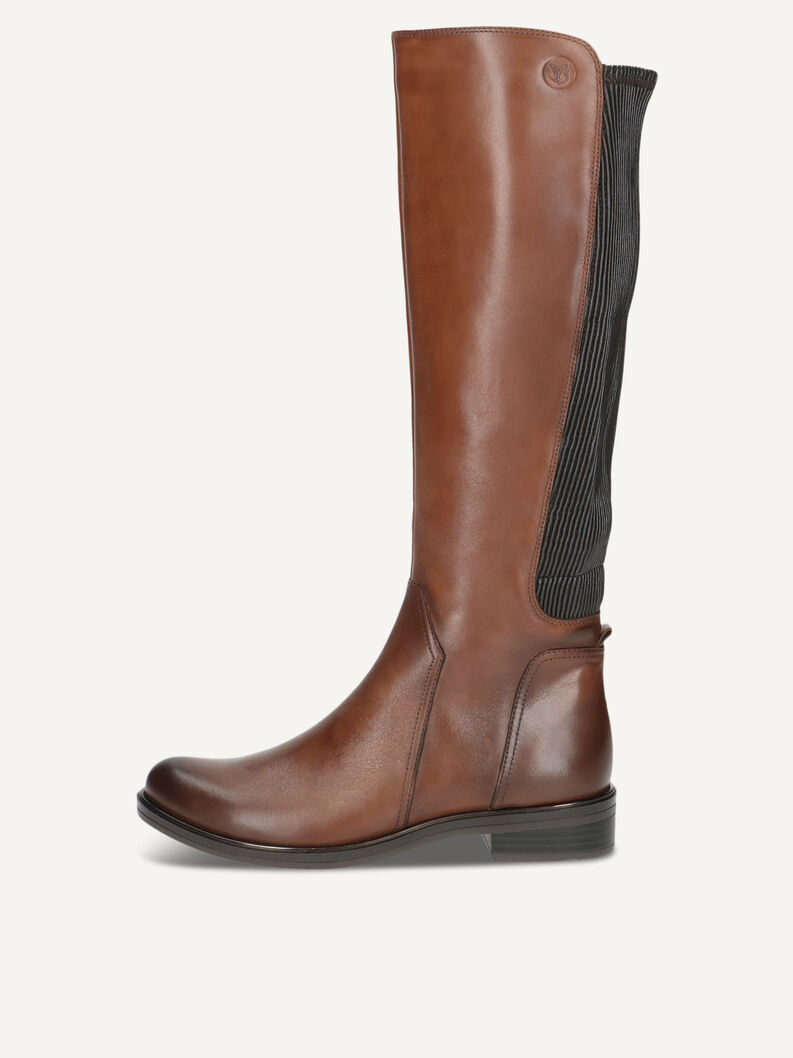 Lederstiefel - braun, COGNAC COMB, hi-res