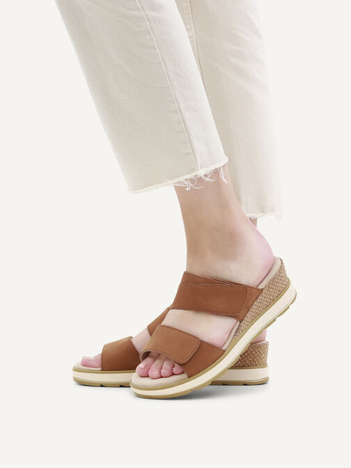 Pantolette, COGNAC NUBUC, hi-res