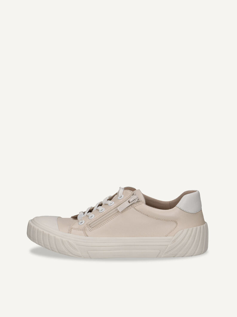 Ledersneaker - beige, CREAM COMB, hi-res