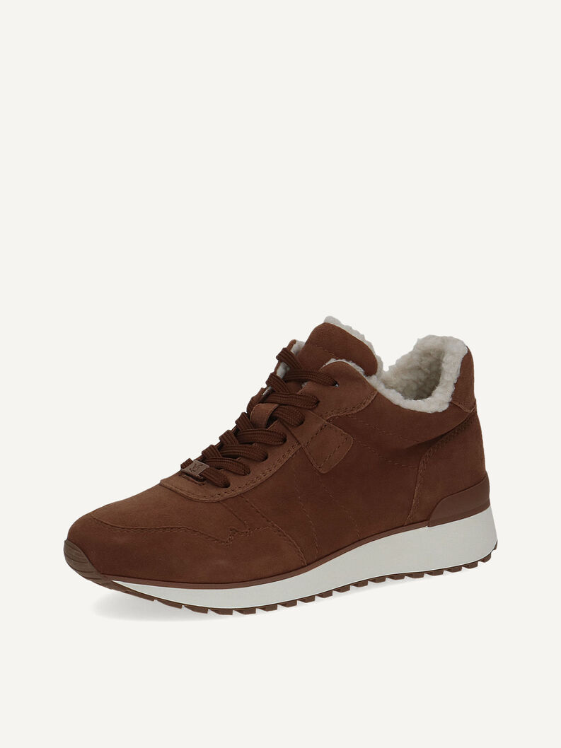 Lederstiefelette - braun Warmfutter, MUSCAT SUEDE, hi-res