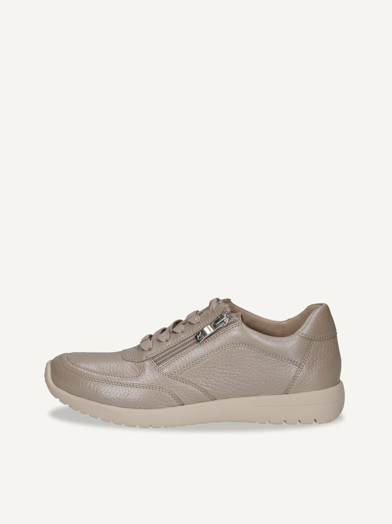 Ledersneaker - braun, TAUPE PER.DEER, hi-res