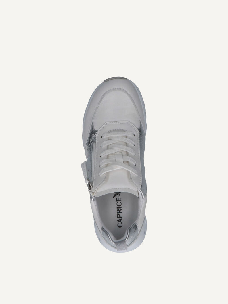 Sneaker, WHITE/SILVER, hi-res