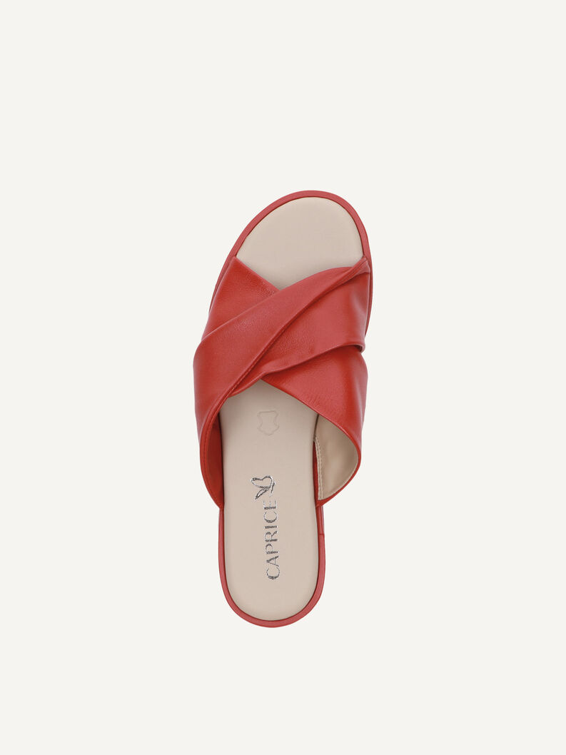 Pantolette, RED NAPPA, hi-res