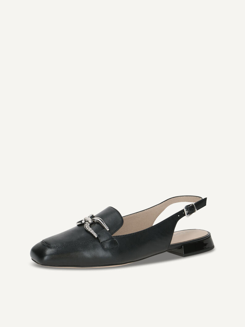 Slingpumps, BLACK NAPPA, hi-res