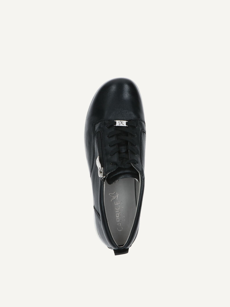 Ledersneaker - schwarz, BLACK SOFTNAP., hi-res