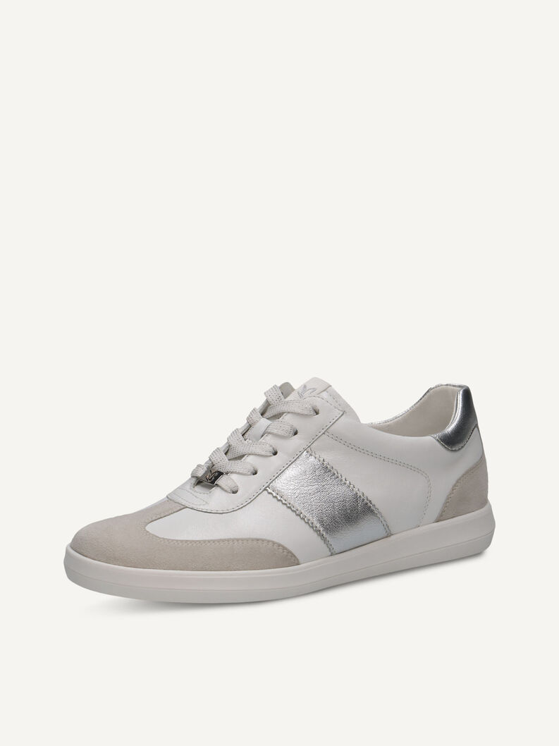 Sneaker, WHITE/SILVER, hi-res
