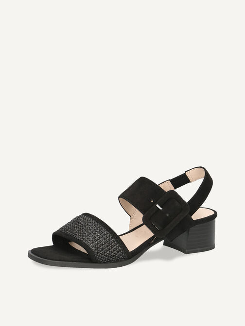 Sandalette - schwarz, BLACK COMB, hi-res