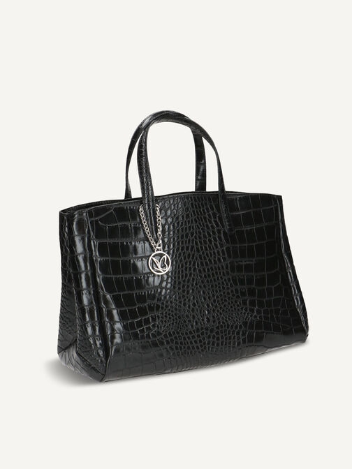 Handtasche, BLACK REPTILE, hi-res