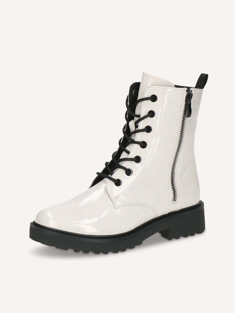 Stiefelette, WHITE NAPLAK, hi-res