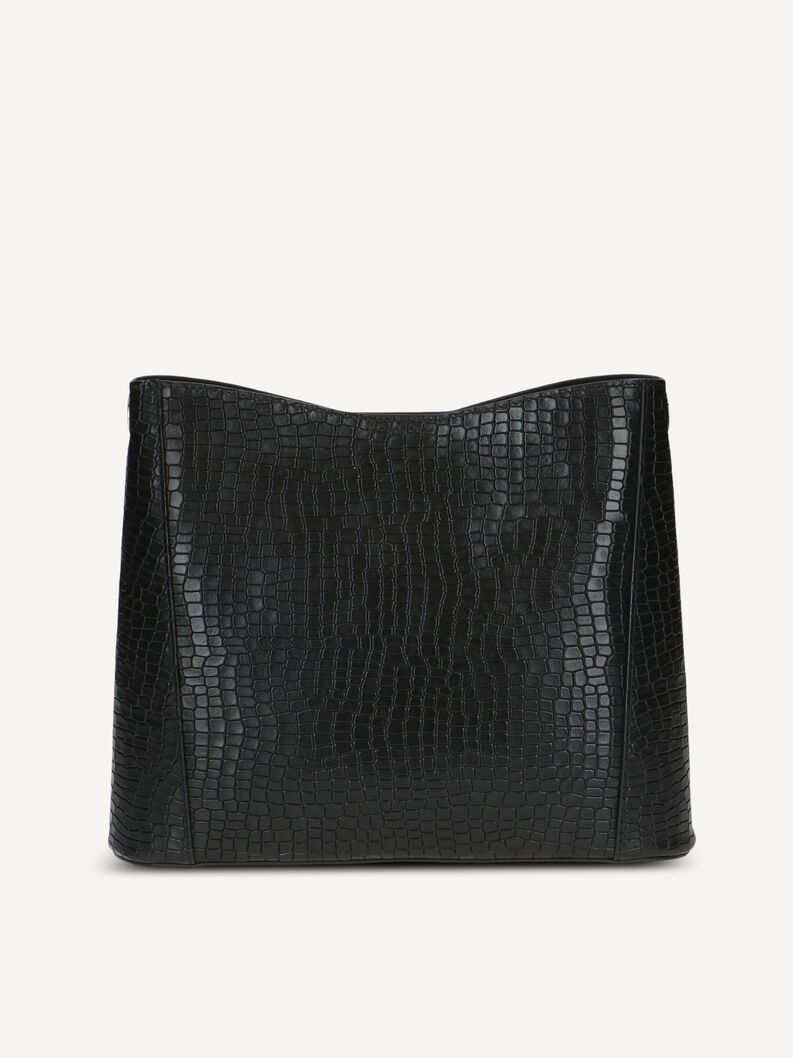 Handtasche, BLACK CROCO, hi-res