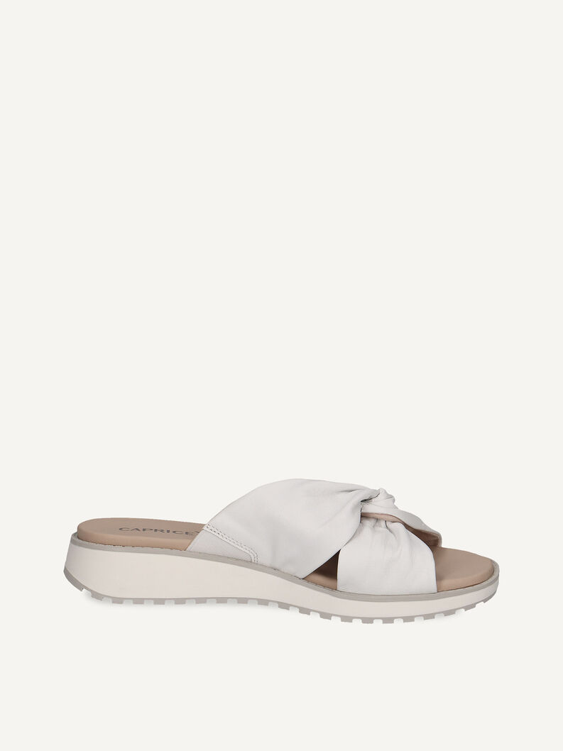 Lederpantolette - wei&szlig;, WHITE NAPPA, hi-res