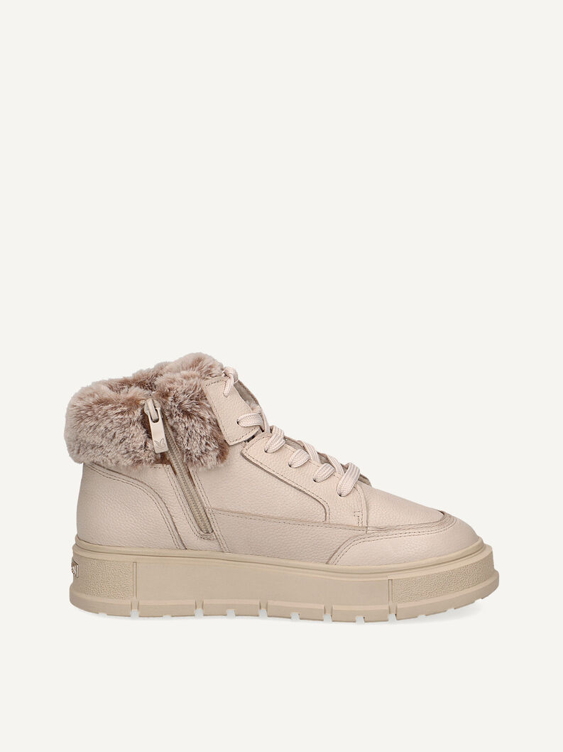 Lederstiefelette - weiß Warmfutter, SNOW NAPPA, hi-res