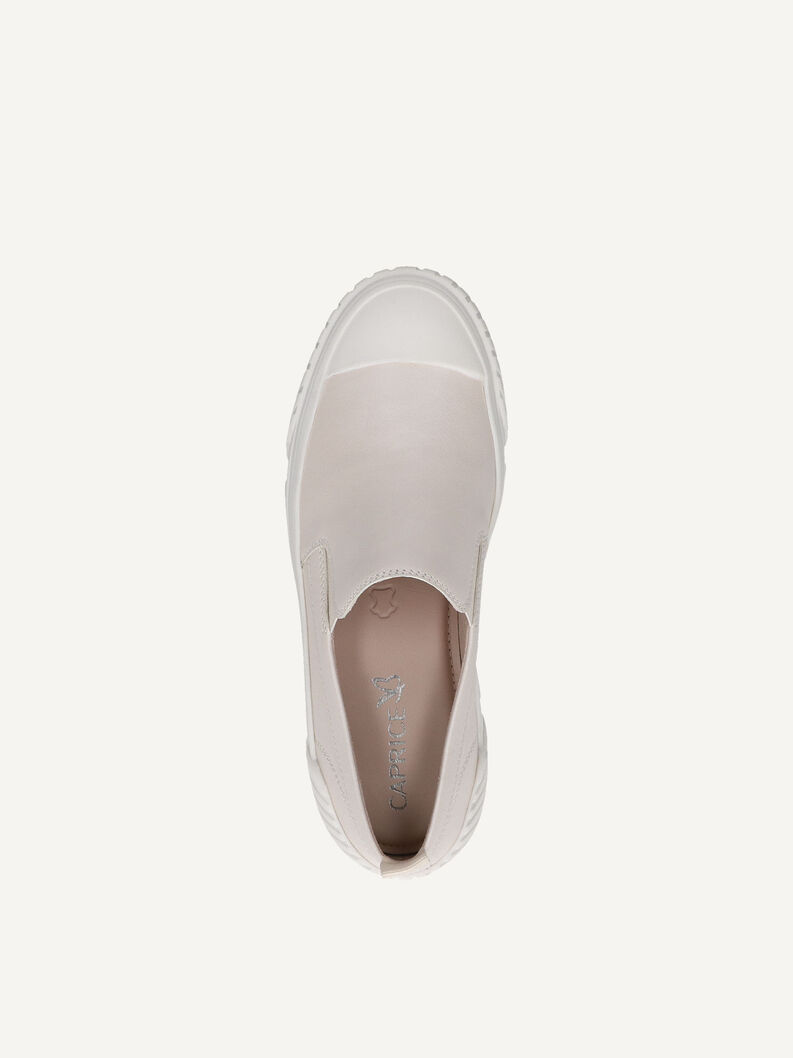 Lederslipper - beige, CREAM PERLATO, hi-res