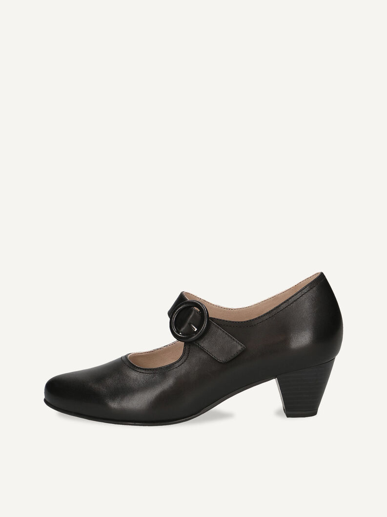 Lederpumps - schwarz, BLACK NAPPA, hi-res