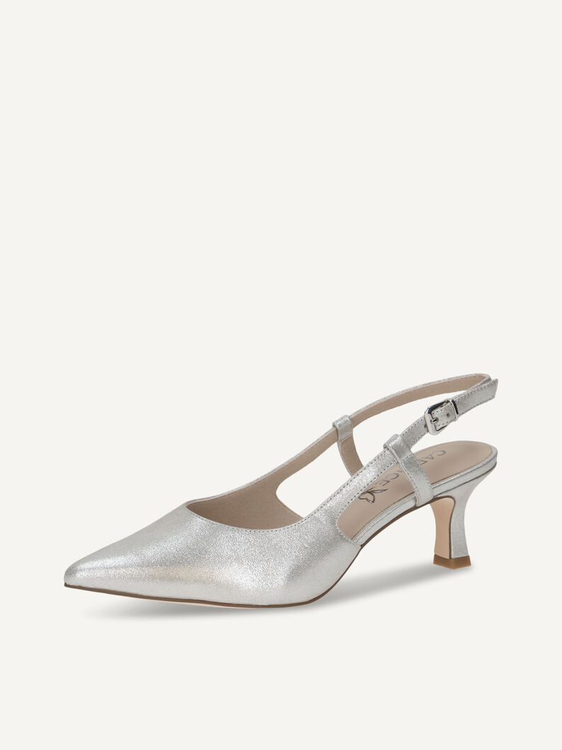 Scarpe con cinturino alla caviglia, SILVER, hi-res