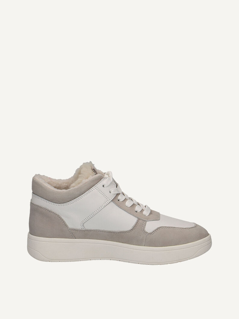 Lederstiefelette - grau Warmfutter, LT.GREY/WHITE, hi-res