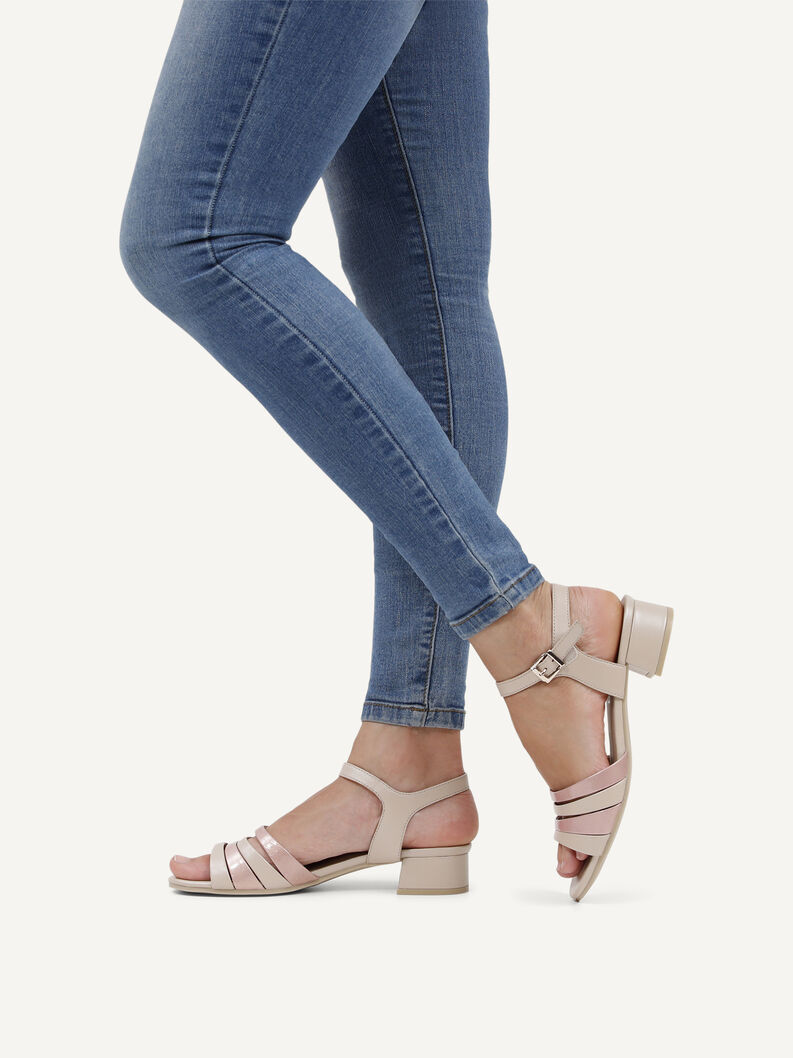 Sandalette, BEIGE/PINK, hi-res