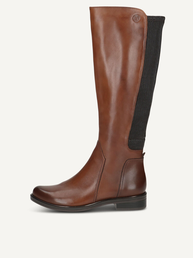 Lederstiefel - braun, COGNAC COMB, hi-res