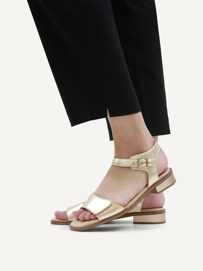 Sandalette, LT.GOLD METAL., hi-res