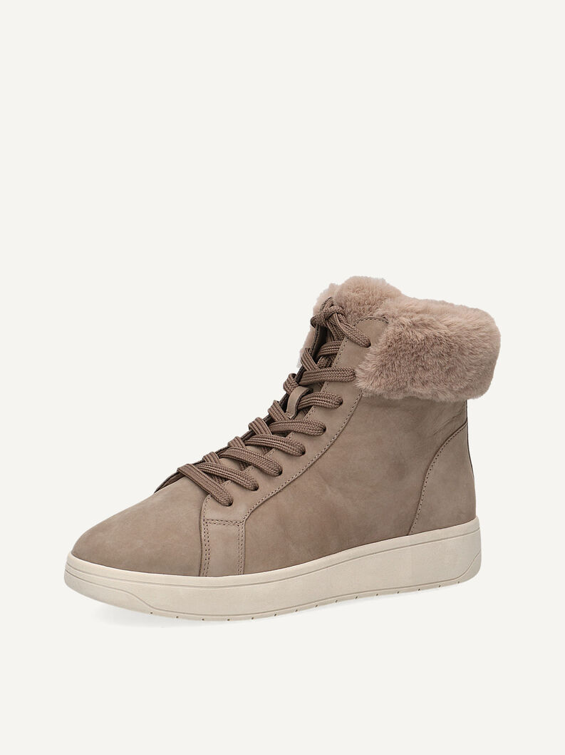 Lederstiefelette - braun Warmfutter, MUD NUBUC, hi-res