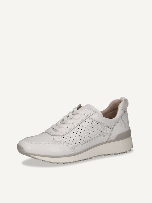 Basket en cuir - blanc, WHITE DEER, hi-res