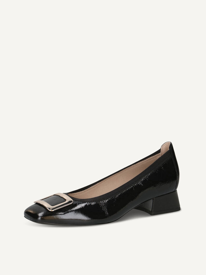 Pumps, BLACK NAPLAK, hi-res