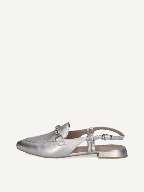 Slingpumps, SILVER METAL., hi-res