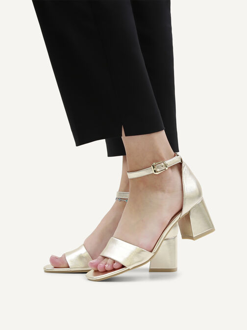 Sandalette, LT.GOLD METAL., hi-res