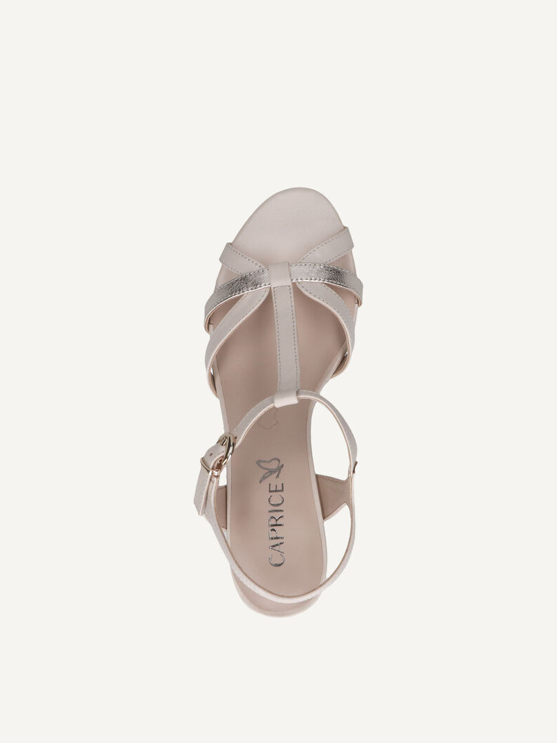Sandalette, CREAM/GOLD, hi-res