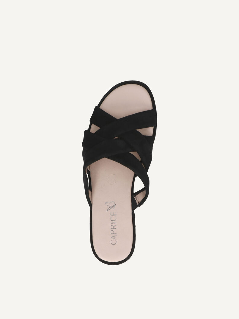 Pantolette, BLACK SUEDE, hi-res