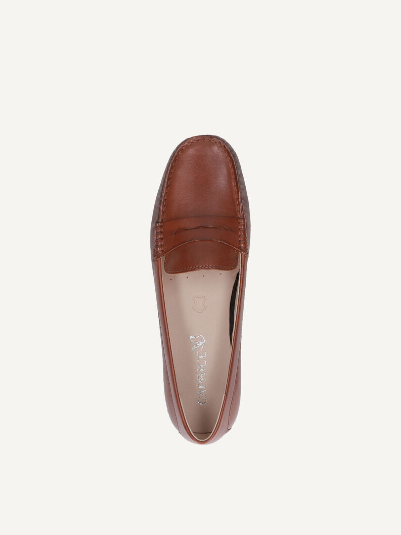 Ledermoccassin - braun, COGNAC NAPPA, hi-res