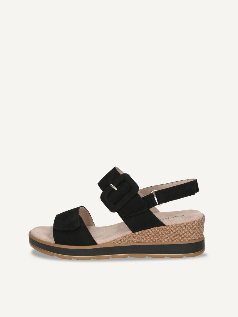 Sandalette, BLACK NUBUC, hi-res