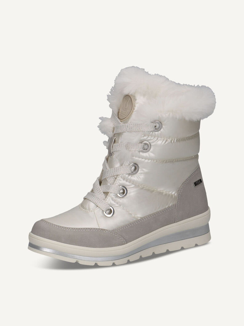 Stiefelette - weiß Warmfutter, PEARL COMB, hi-res