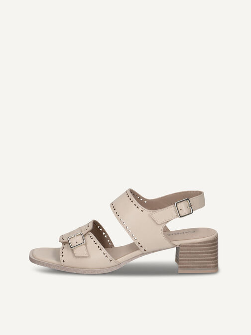 Heeled sandal, OFFWHITE NAPPA, hi-res