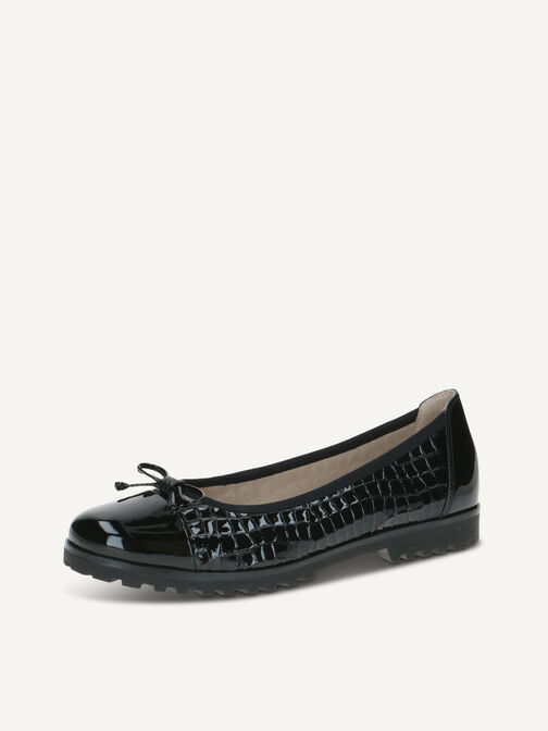 Ballerina, BLACK CROCO, hi-res