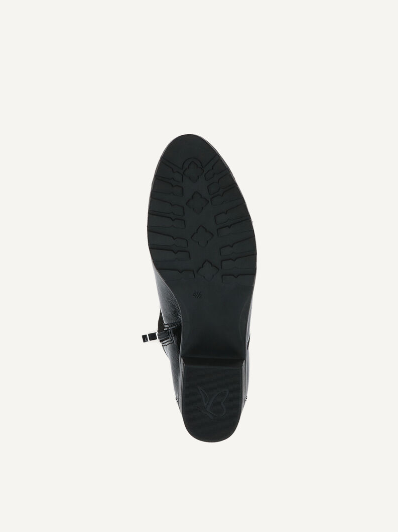Lederstiefelette - schwarz, BLACK COMB, hi-res