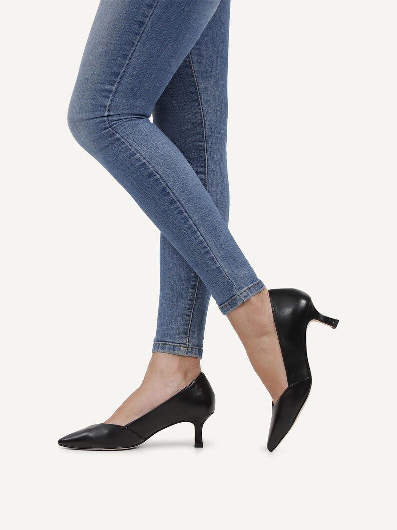 Lederpumps - schwarz, BLACK NAPPA, hi-res