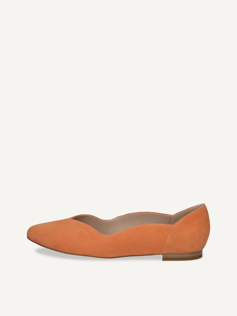 Lederpumps - orange, ORANGE SUEDE, hi-res